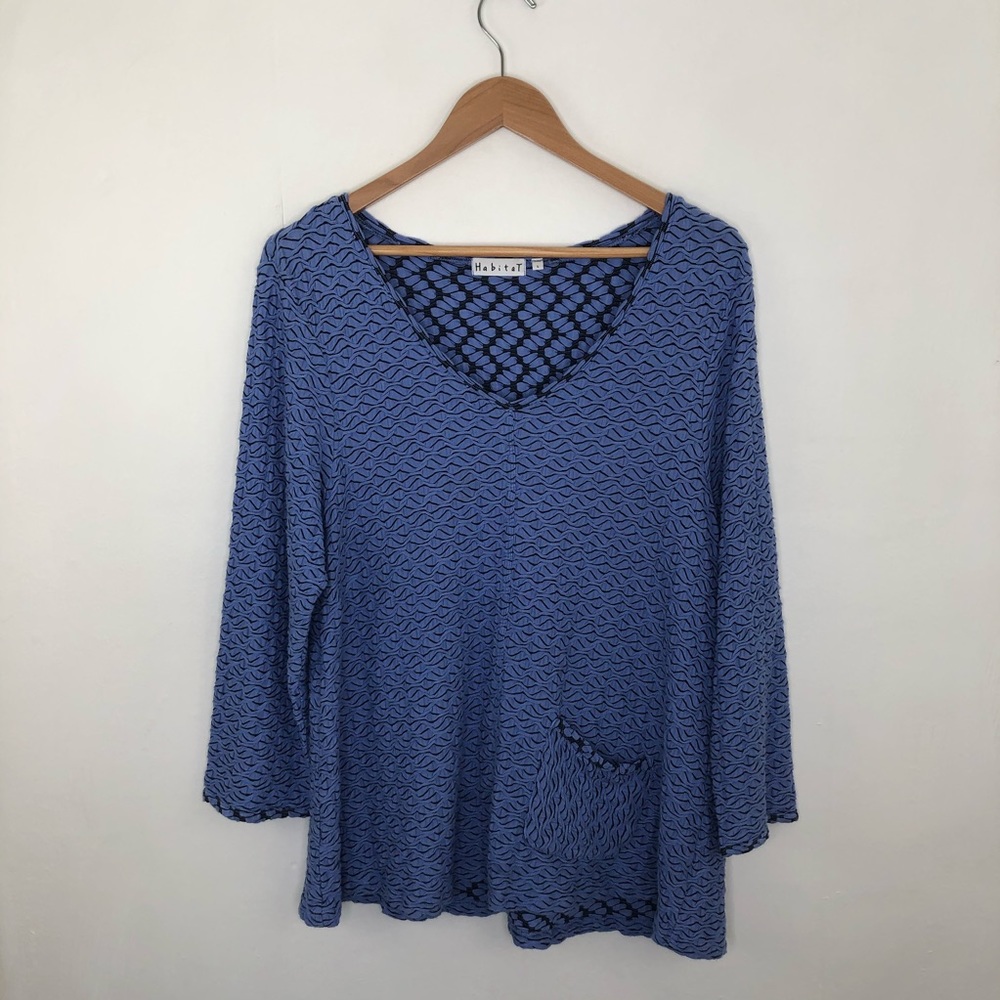 Habitat Textured V Neck Top